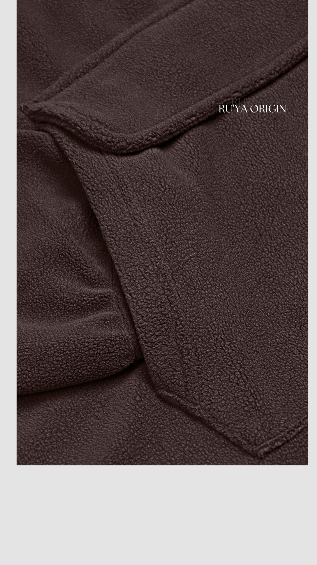 Fleece Half Zip Hoodie - Noir