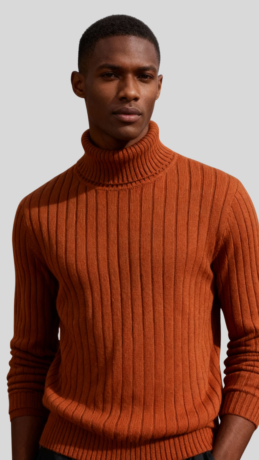 The Enzo Turtleneck - Noir