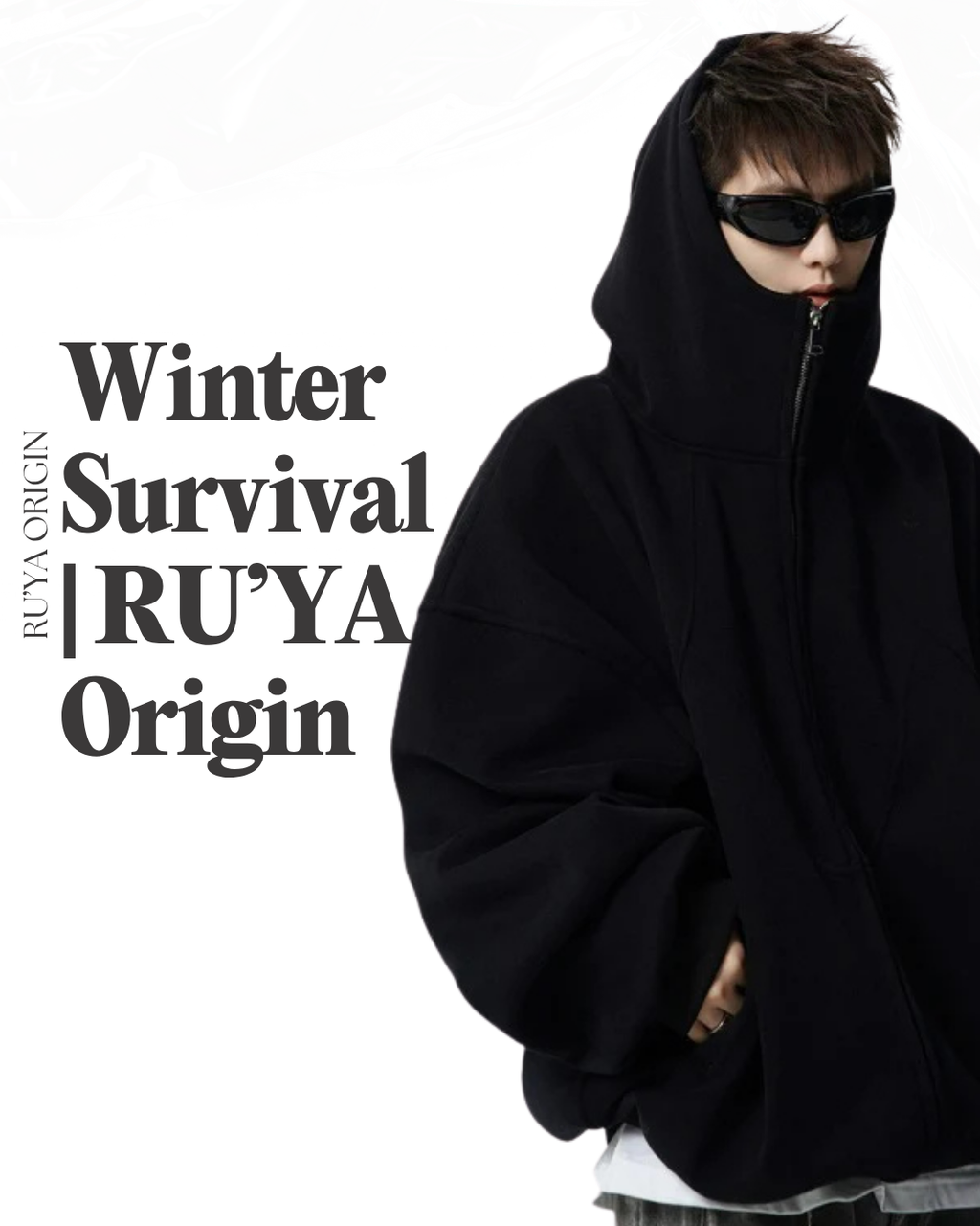 Oversized High Street Hoodie - Ash