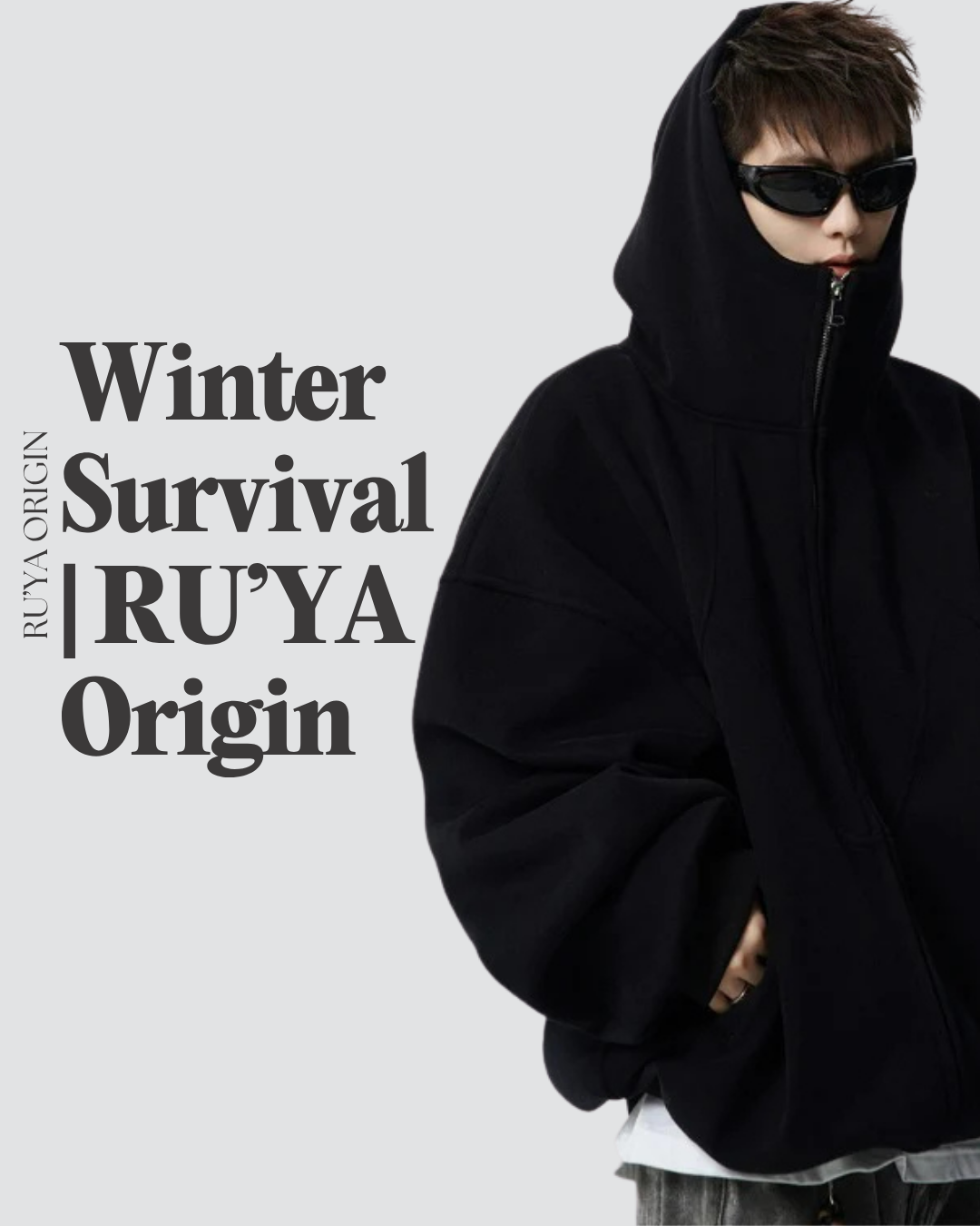 Oversized High Street Hoodie - Ash