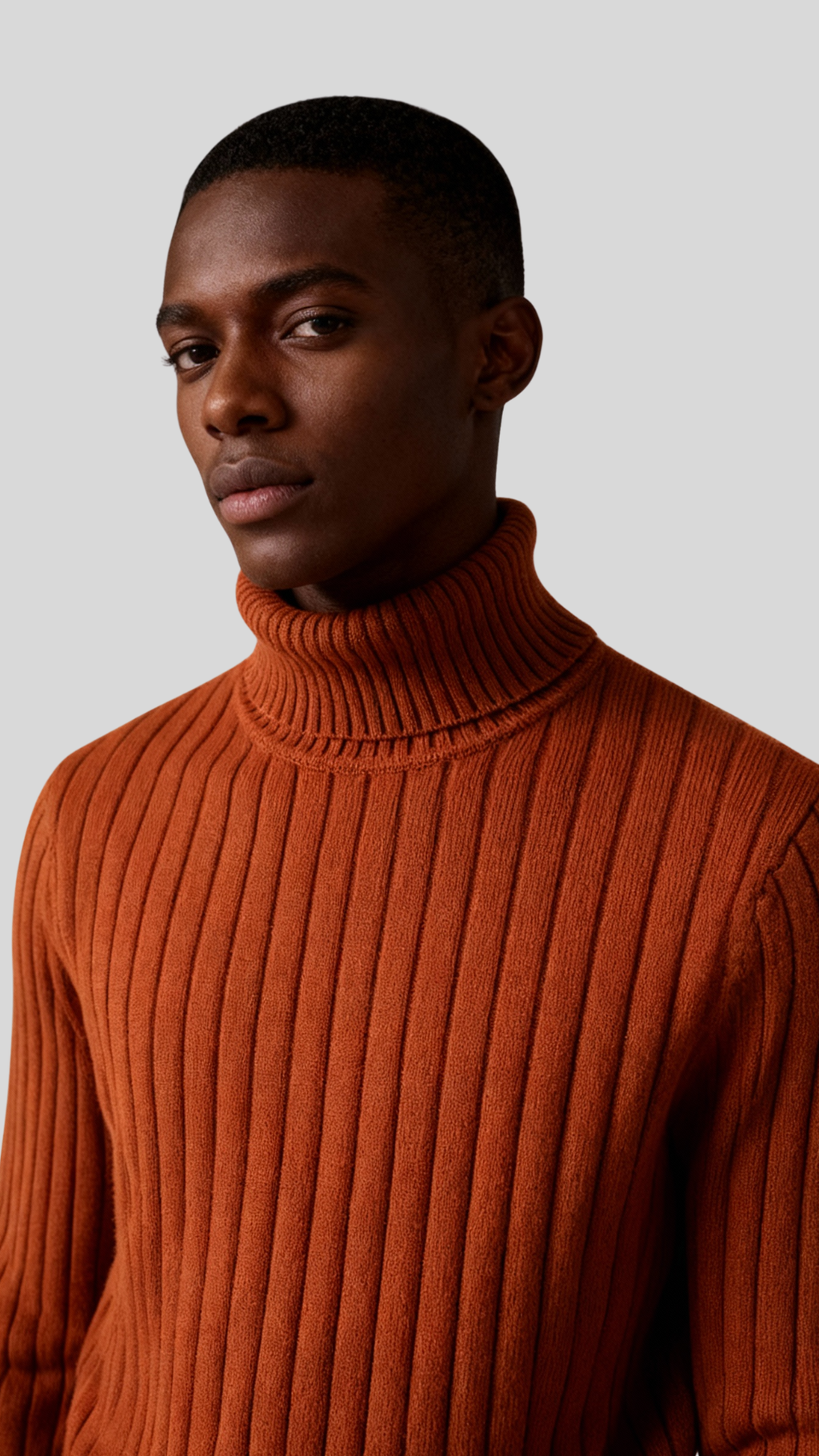 The Enzo Turtleneck - Ecru