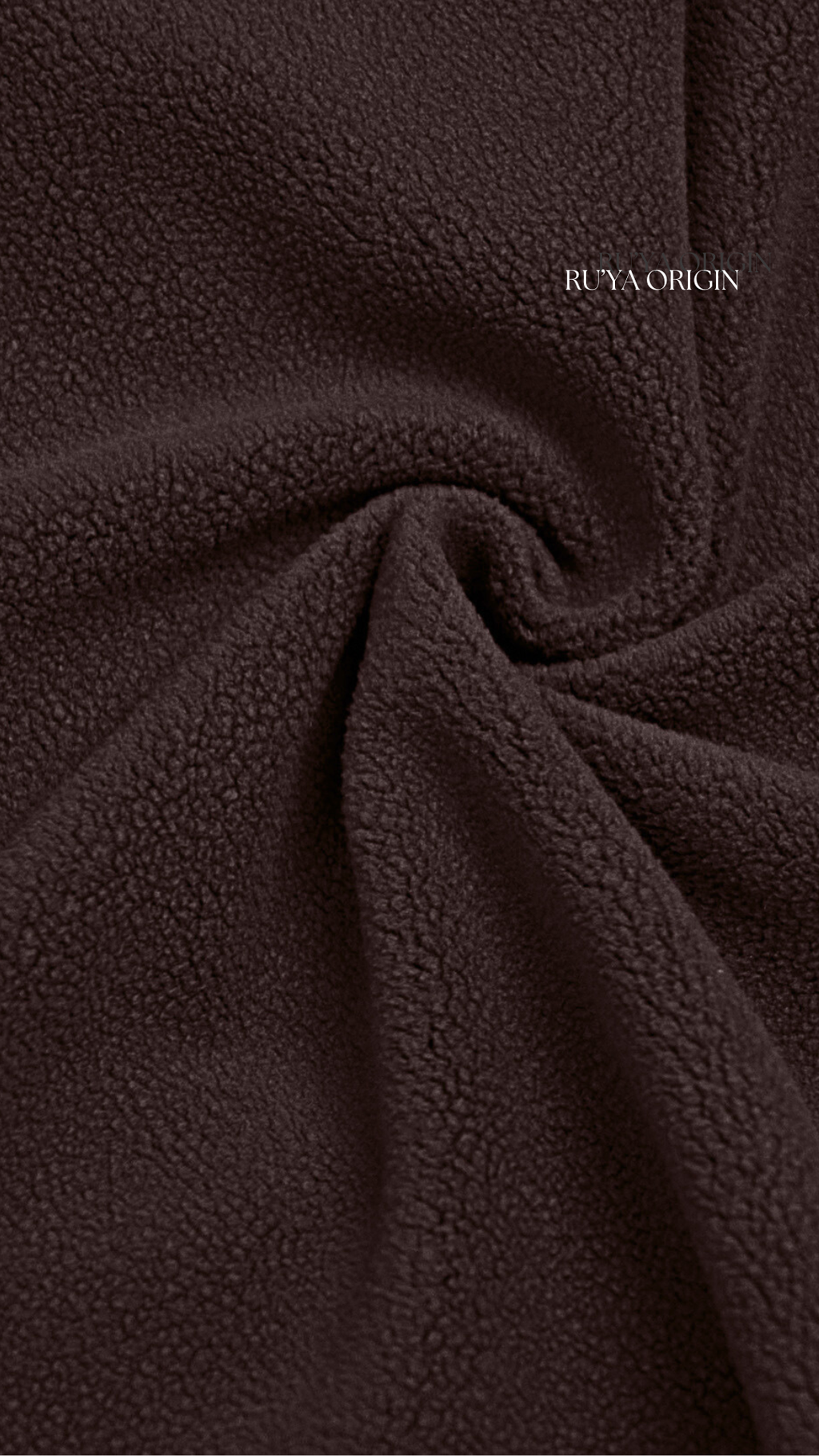 Fleece Half Zip Hoodie - Noir