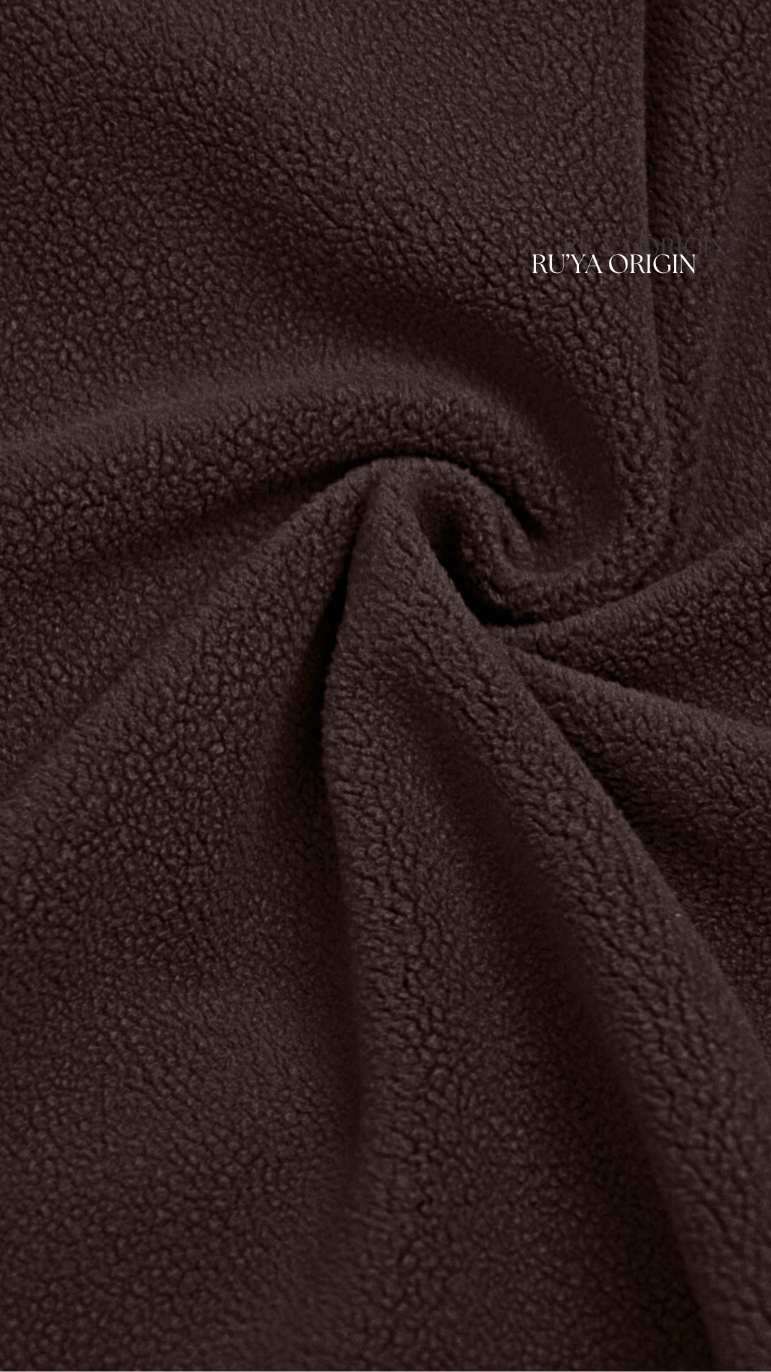 Fleece Half Zip Hoodie - Noir