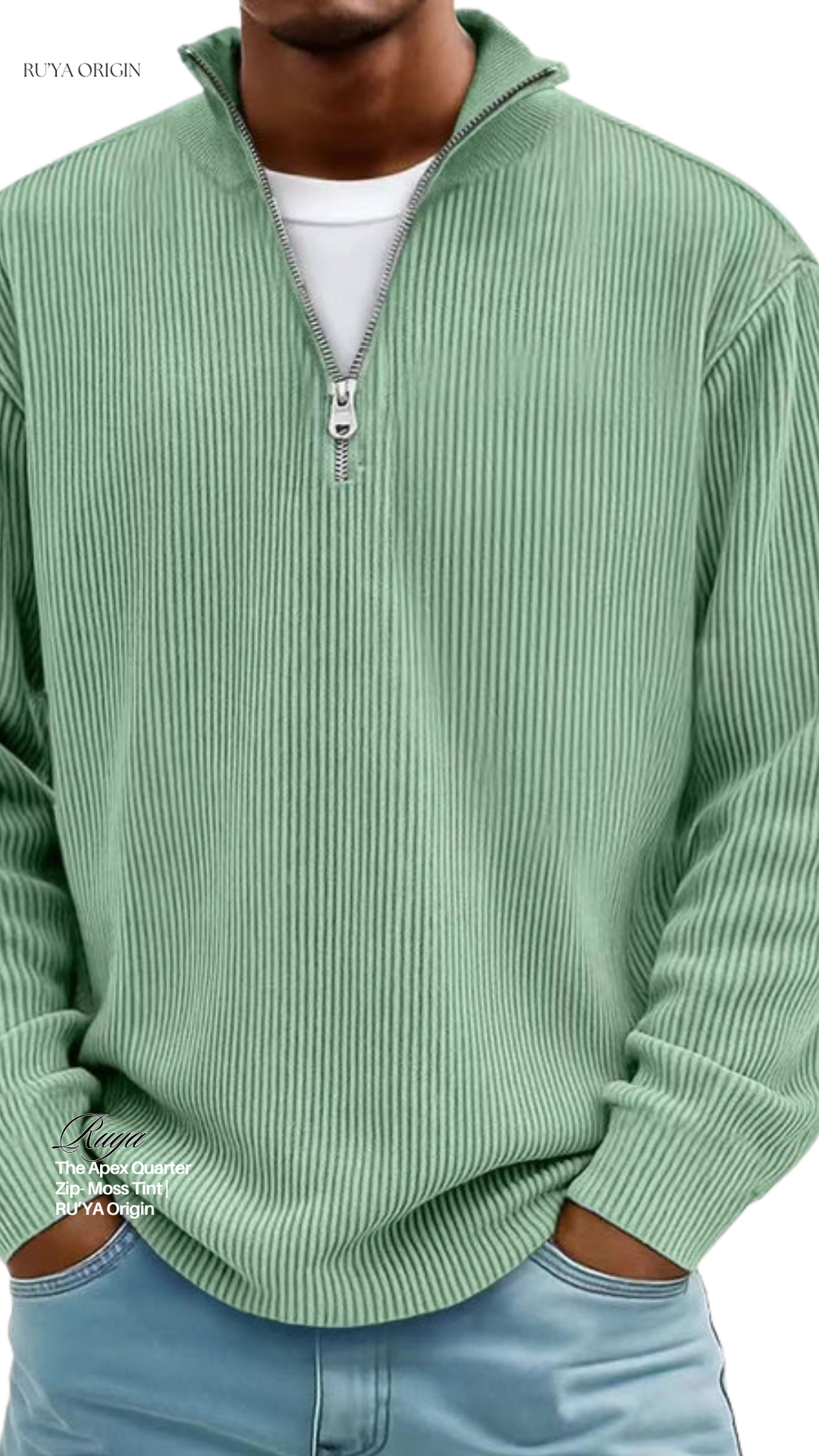 The Apex Quarter Zip - Midnight Blue