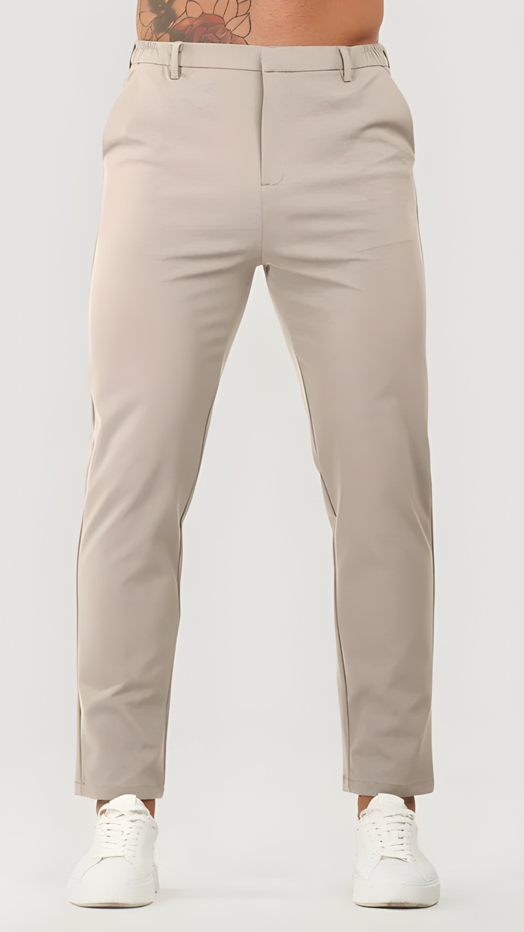 The Carter Trouser - Stone