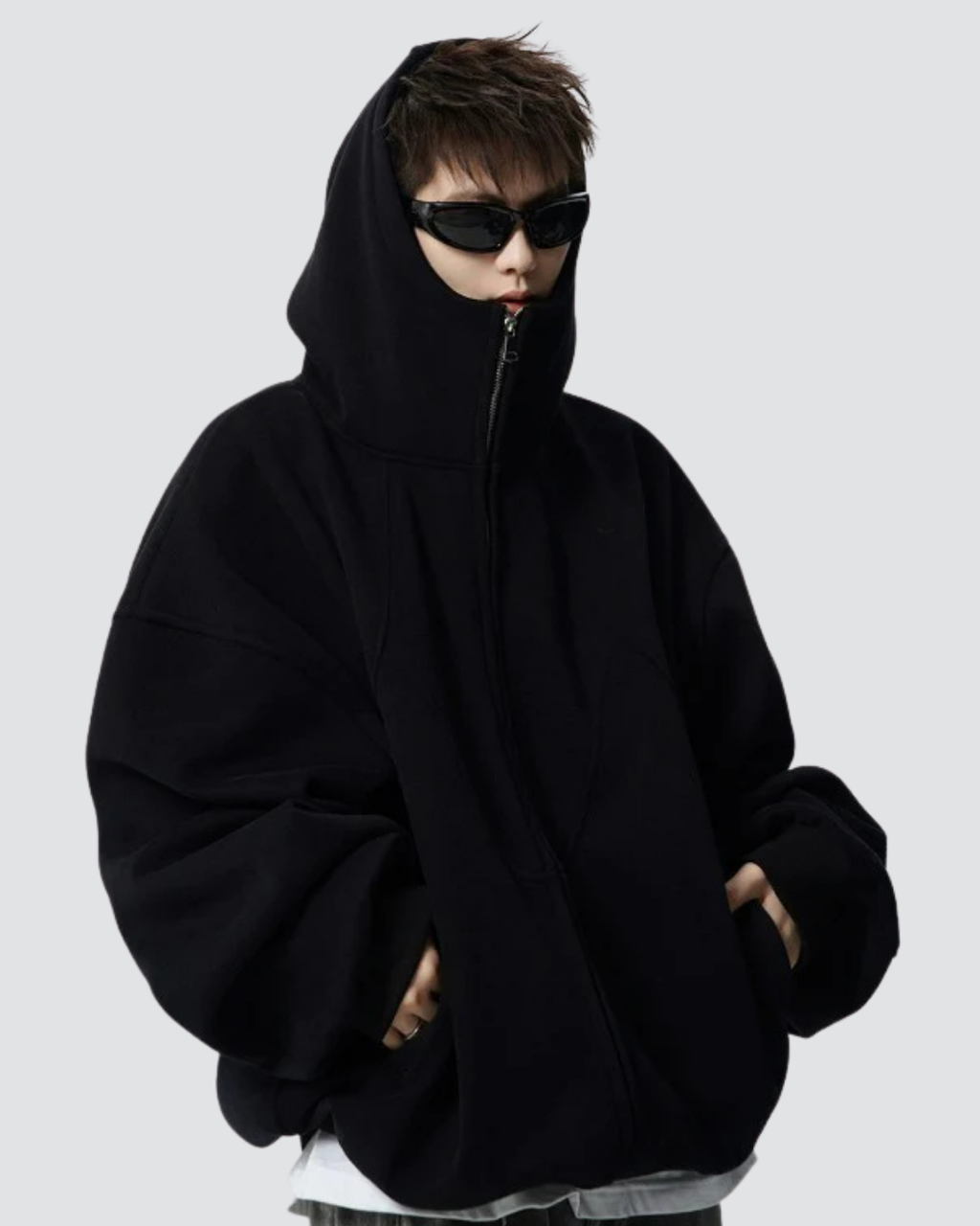 Oversized High Street Hoodie - Ash