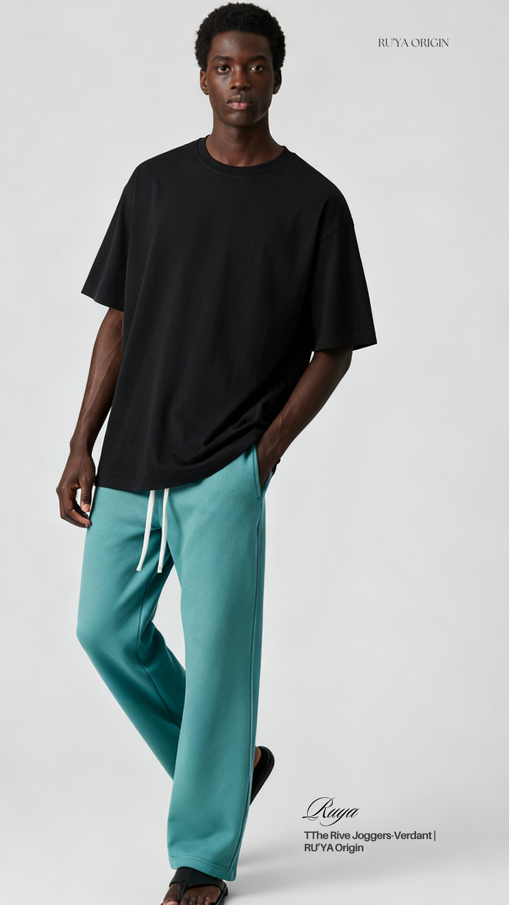 The Rive Joggers - Glacier Blue