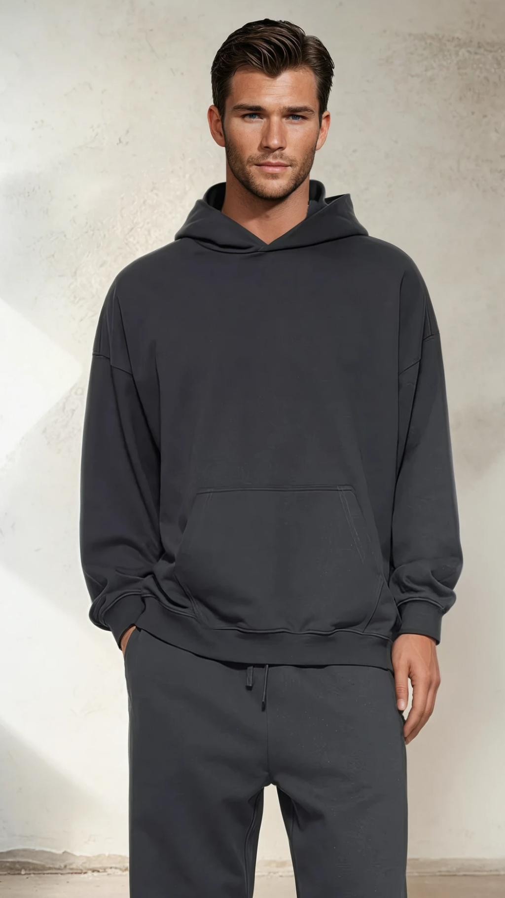 The Lennox Hoodie - Blackish Green