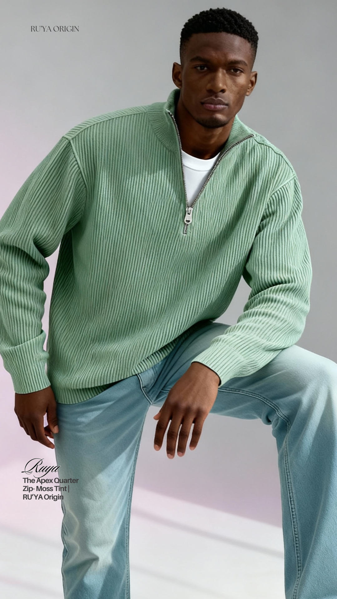 The Apex Quarter Zip - Midnight Blue