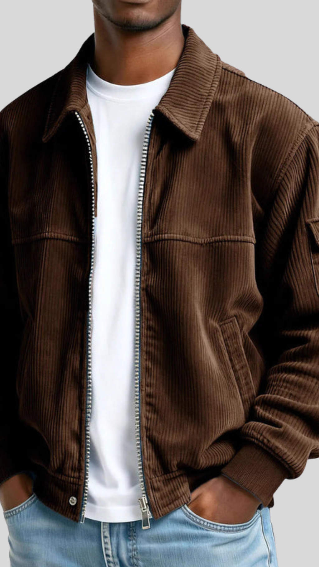 Corduroy Zip Jacket