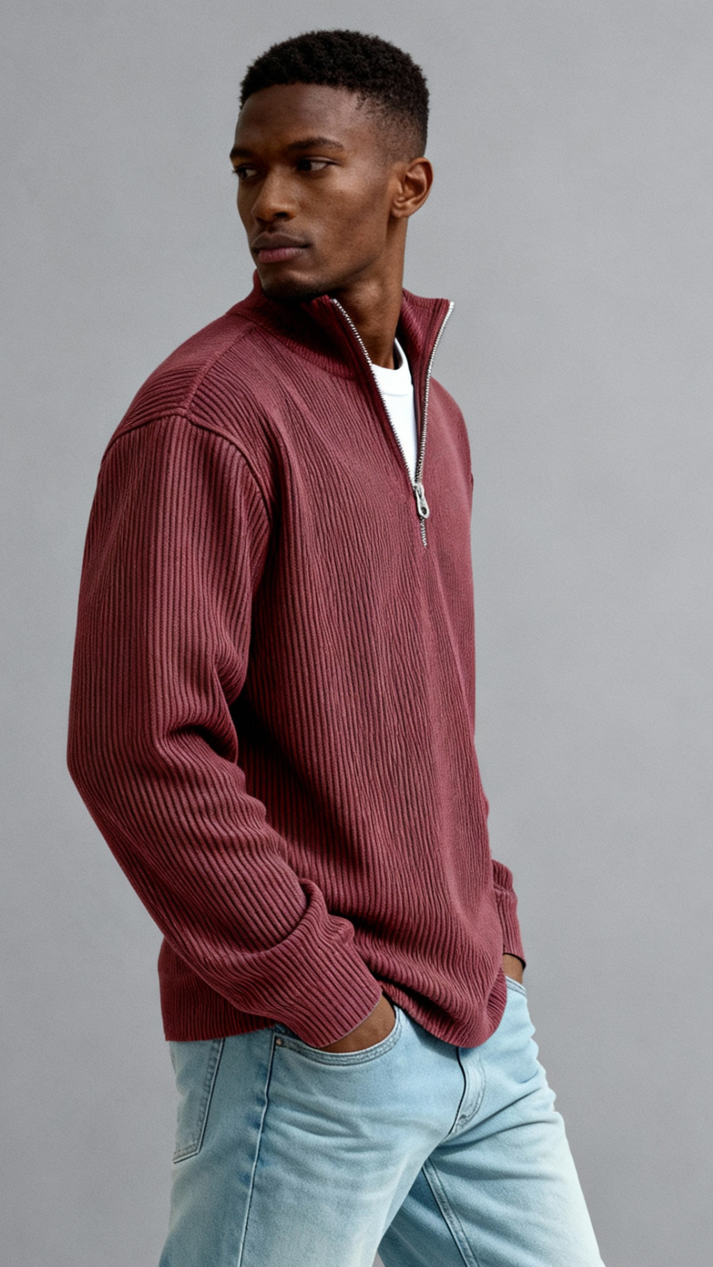 The Apex Quarter Zip - Midnight Blue