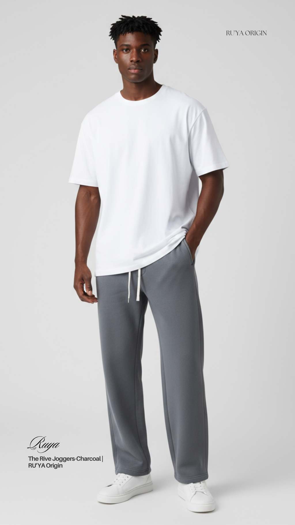 The Rive Joggers - Glacier Blue