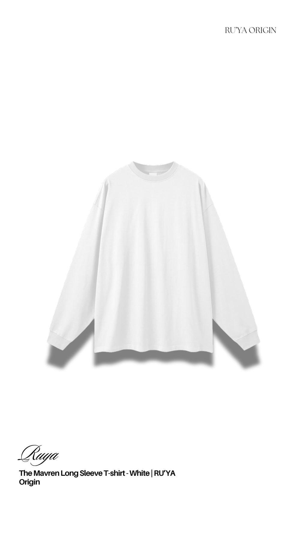 The Mavren Long Sleeve T-Shirt - White