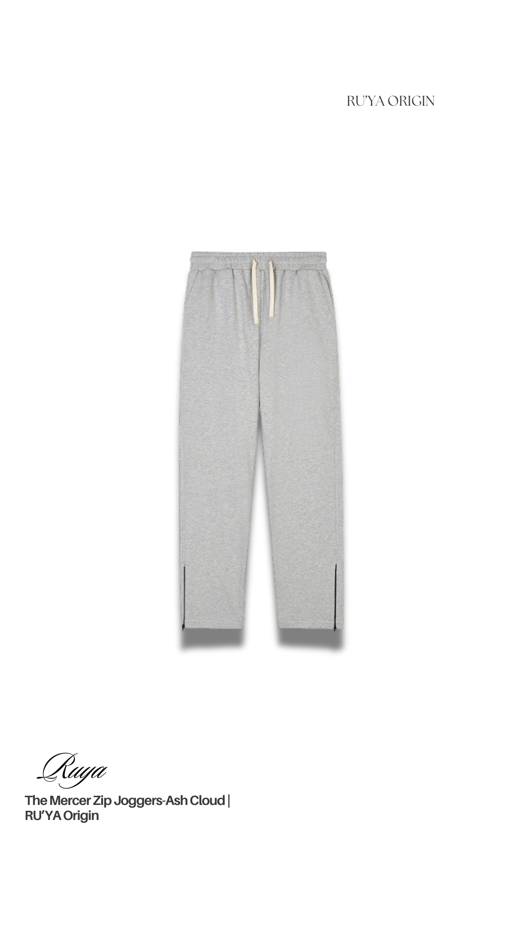The Mercer Zip Joggers - Khaki Sage