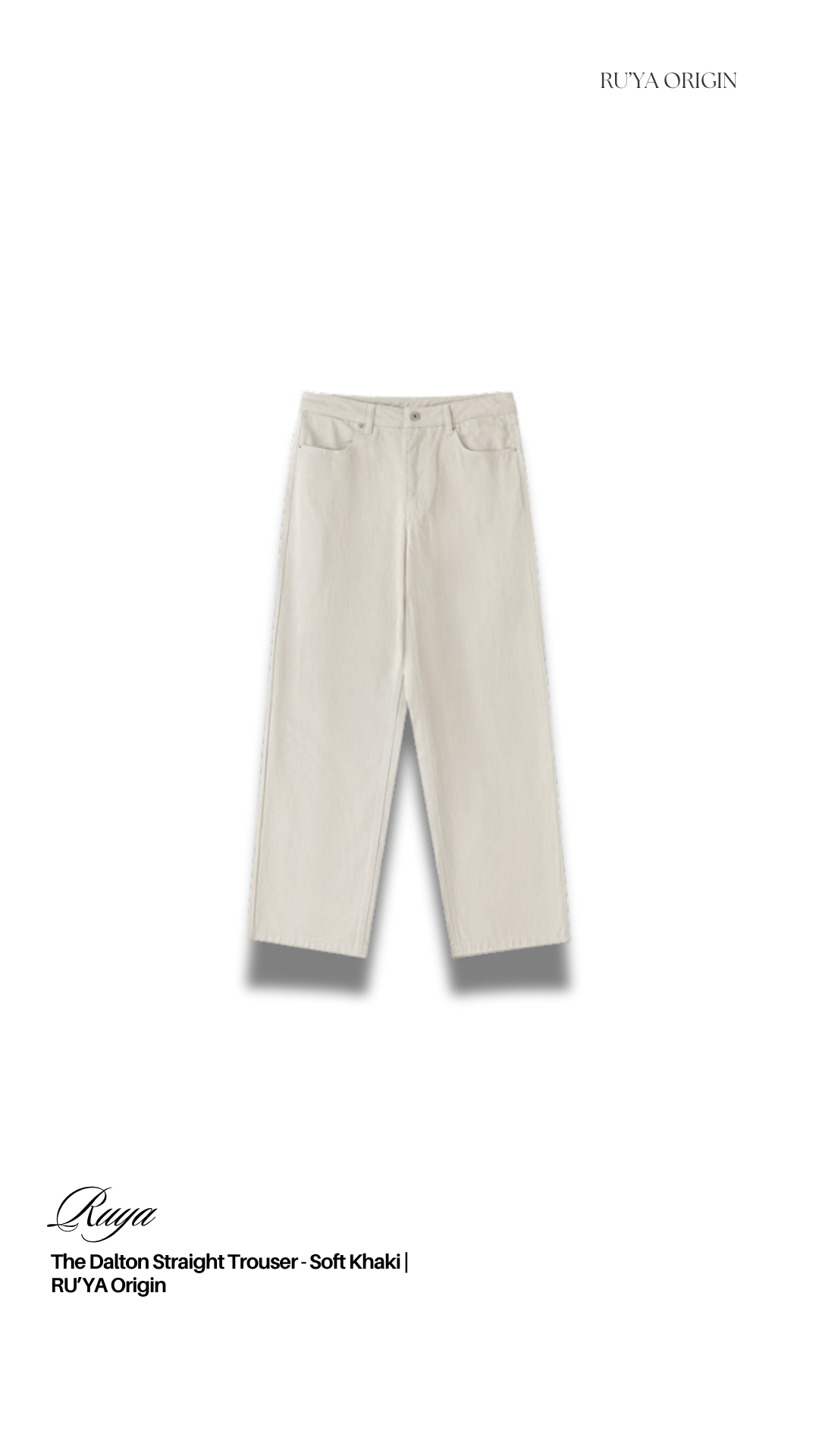 The Dalton Straight Trouser - Soft Mocha