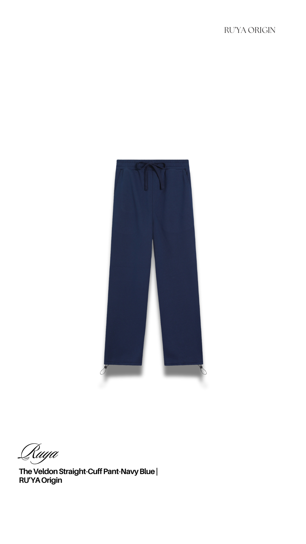 The Veldon Straight-Cuff Pant - Navy