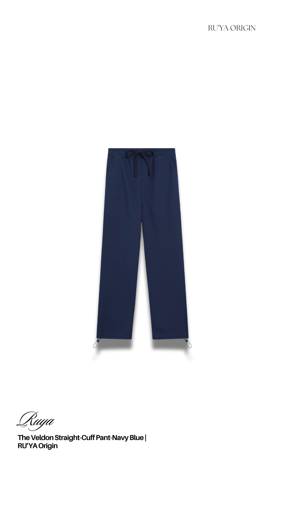 The Veldon Straight-Cuff Pant - Black