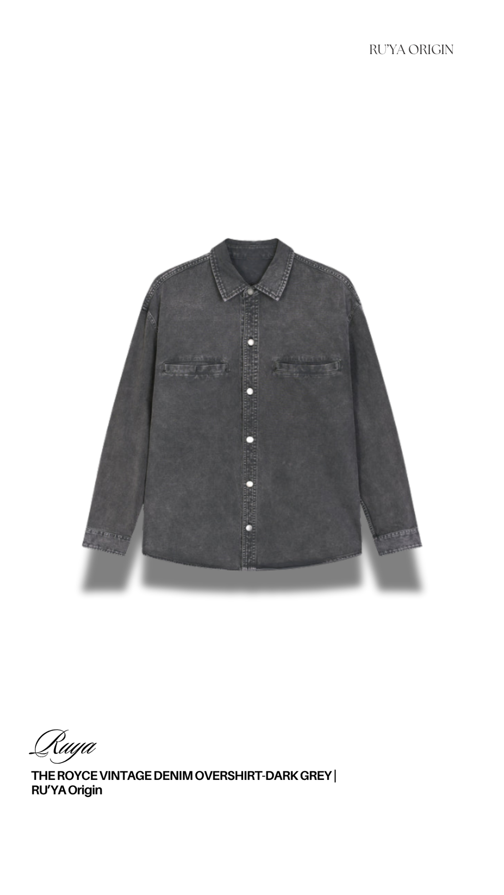 THE ROYCE VINTAGE DENIM OVERSHIRT