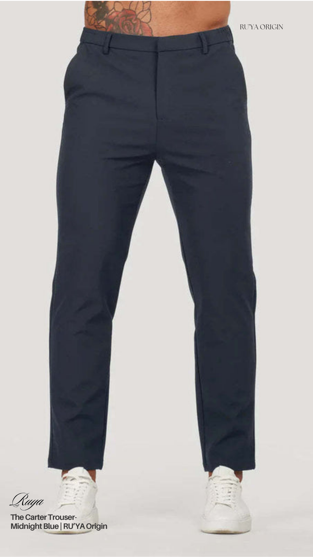 The Carter Trouser - Midnight Blue