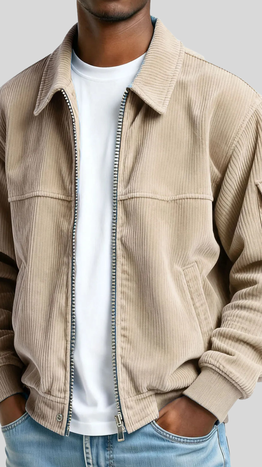 Corduroy Zip Jacket