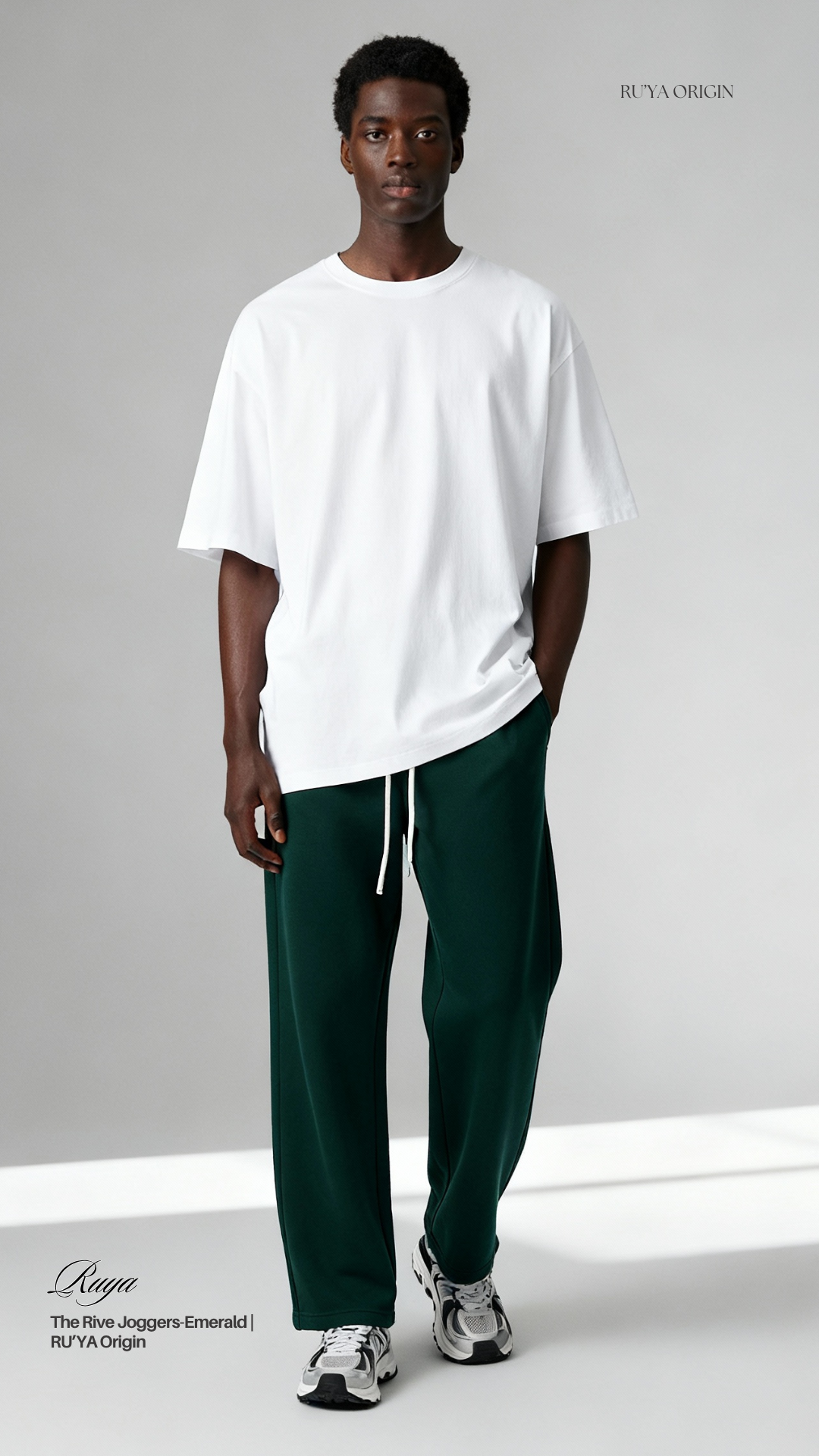 The Rive Joggers - Glacier Blue