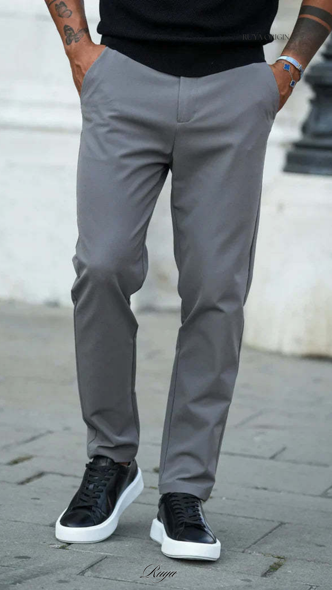 The Carter Trouser - Midnight Blue