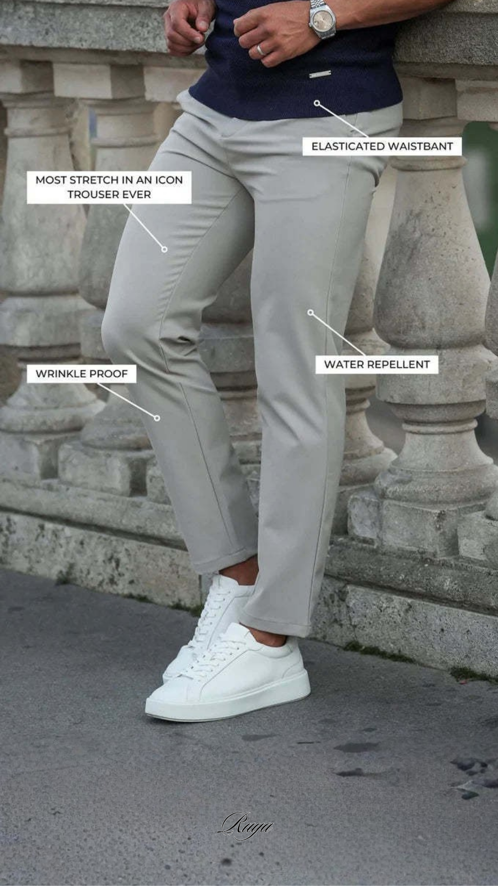 The Carter Trouser - Midnight Blue