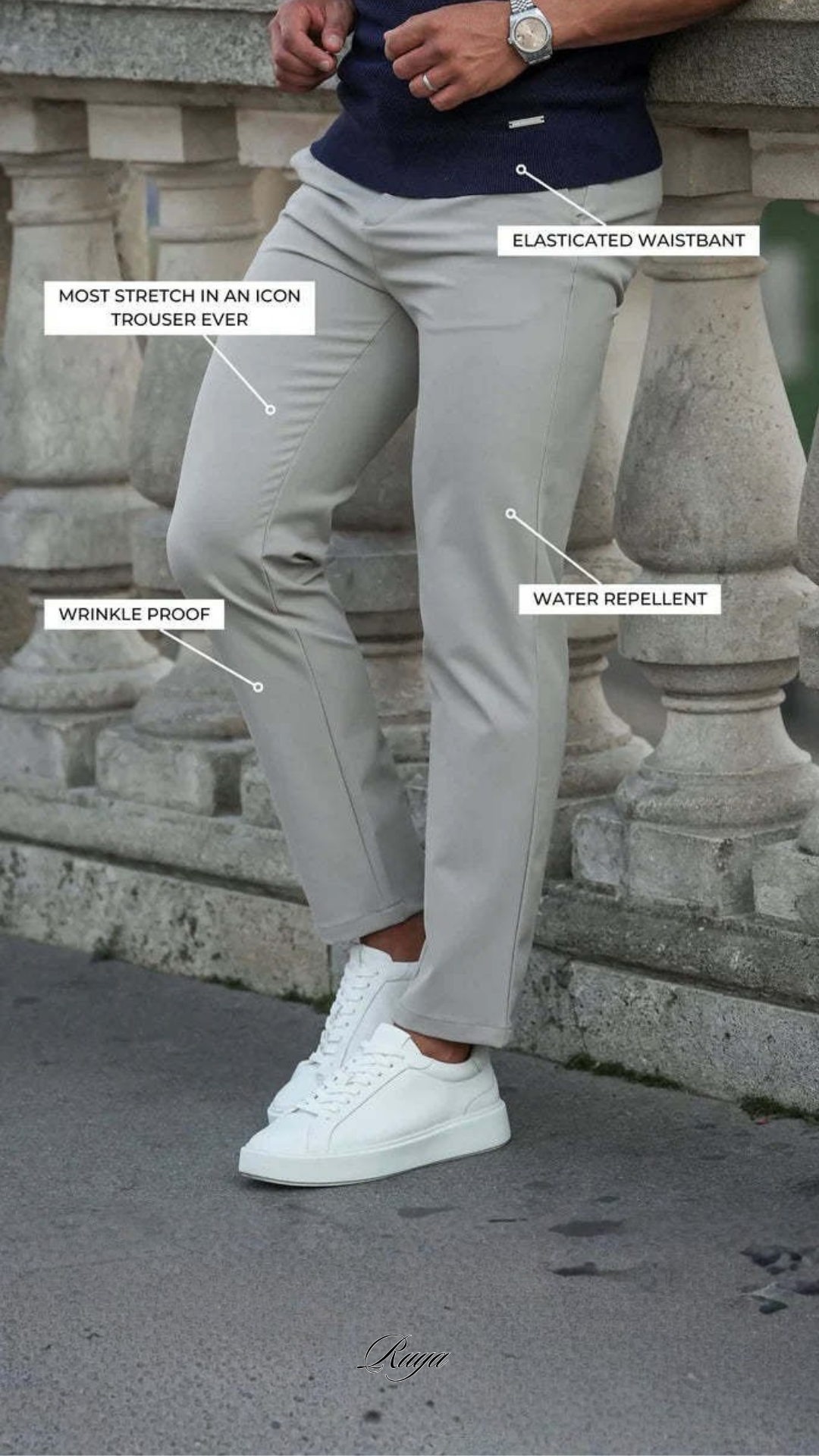 The Carter Trouser - Midnight Blue