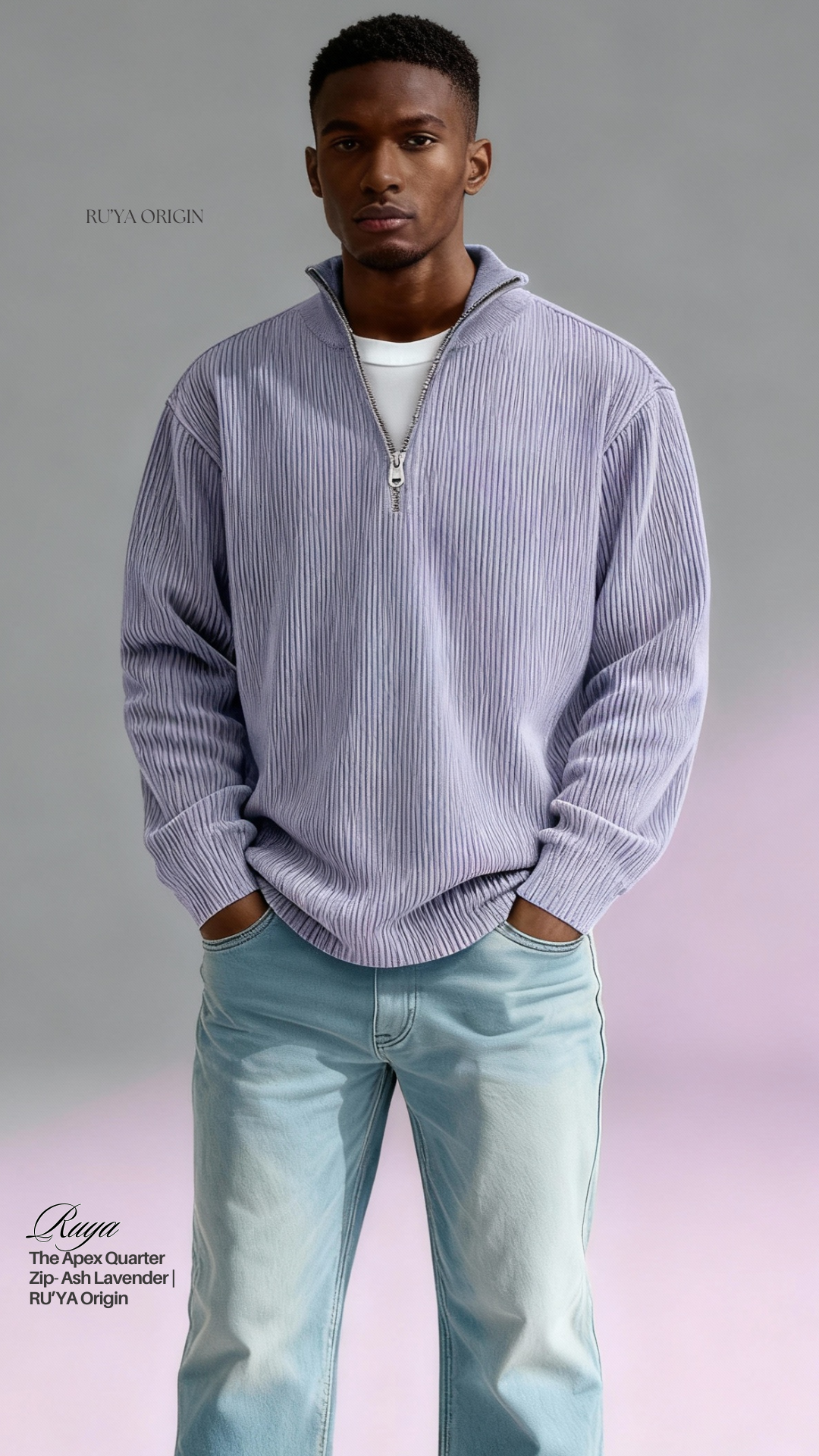 The Apex Quarter Zip - Midnight Blue