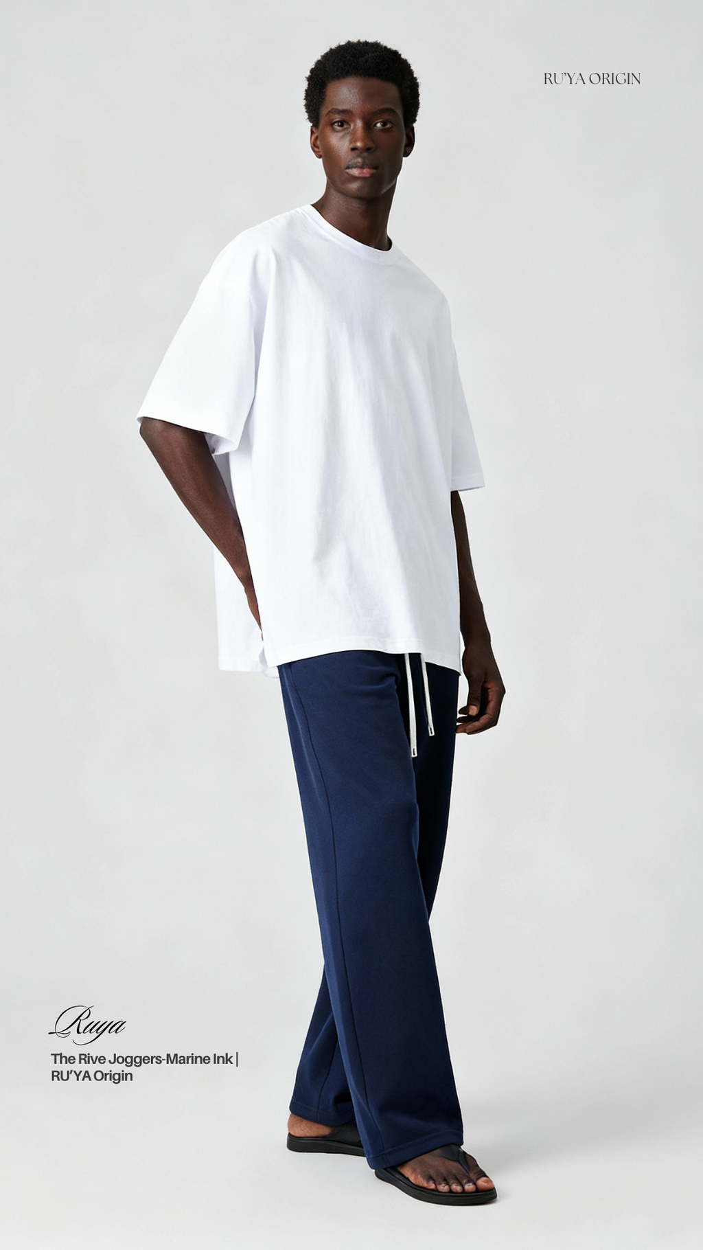 The Rive Joggers - Glacier Blue