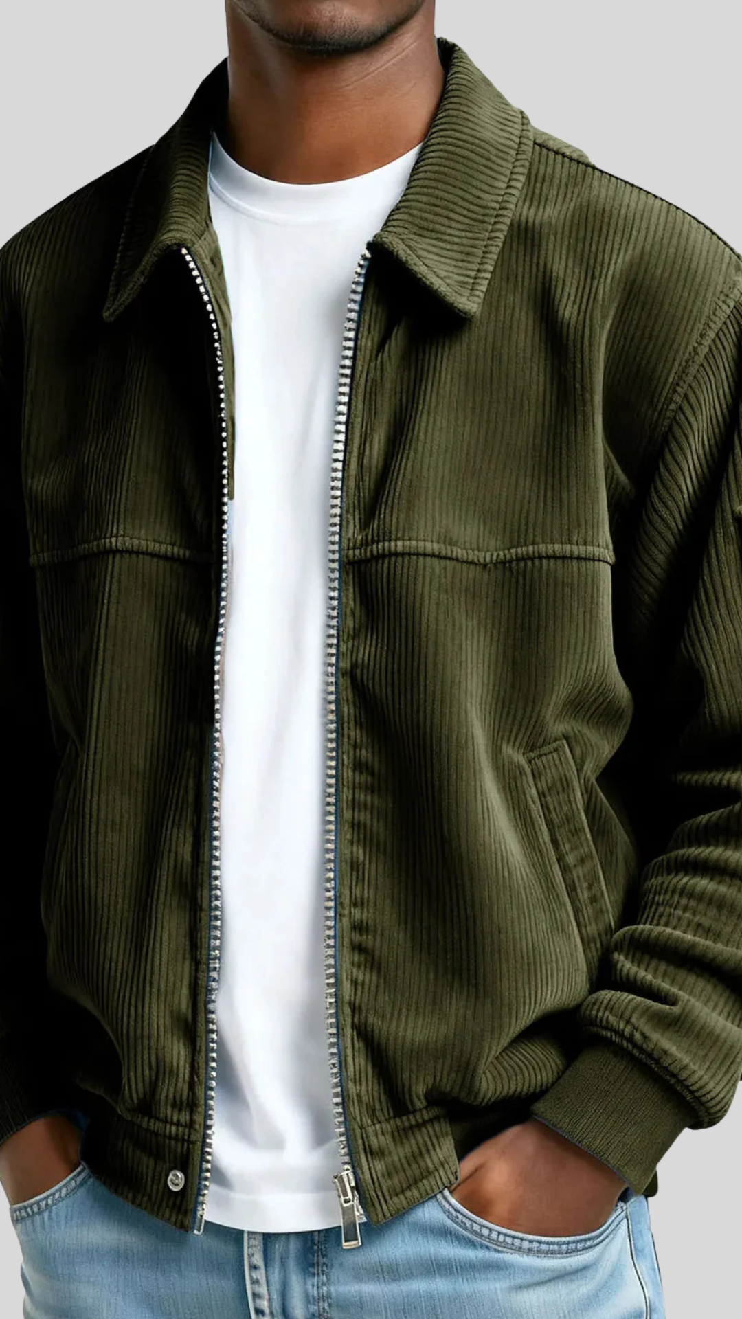 Corduroy Zip Jacket