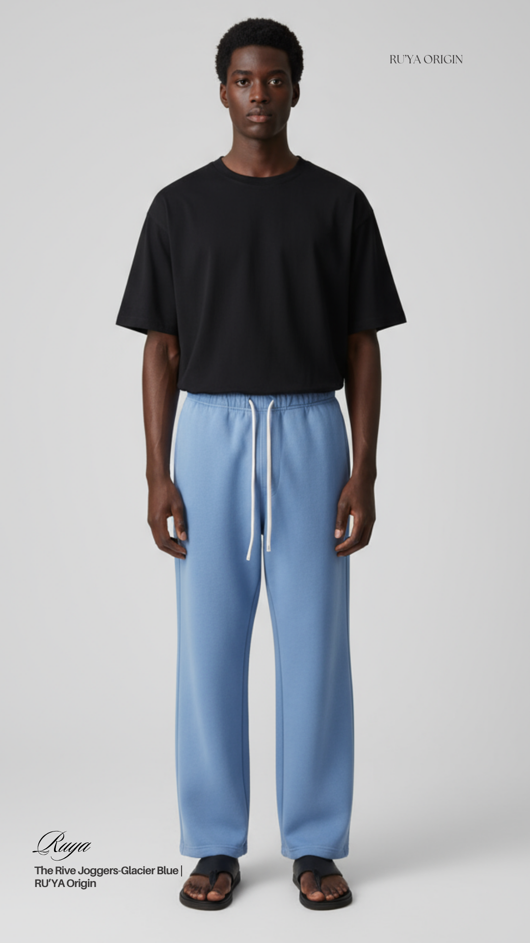 The Rive Joggers - Glacier Blue