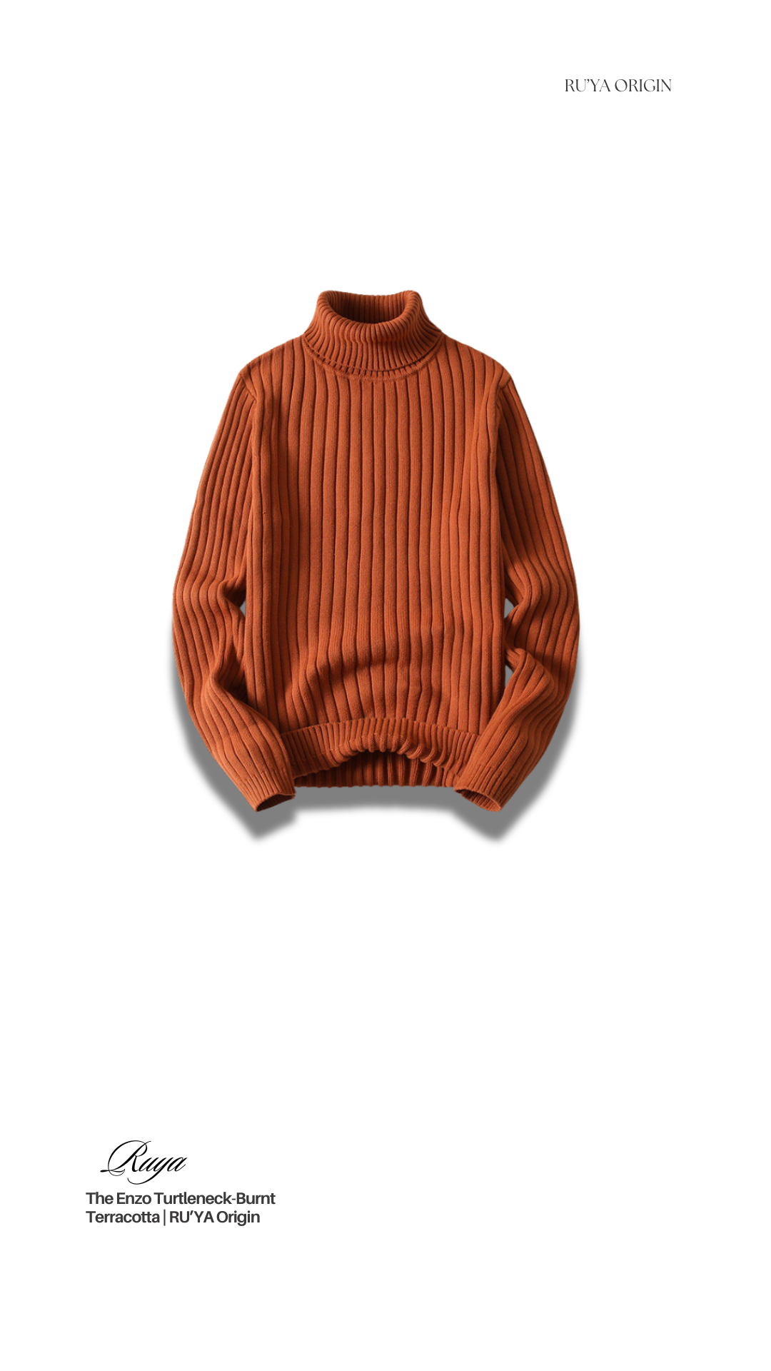 The Enzo Turtleneck - Ecru