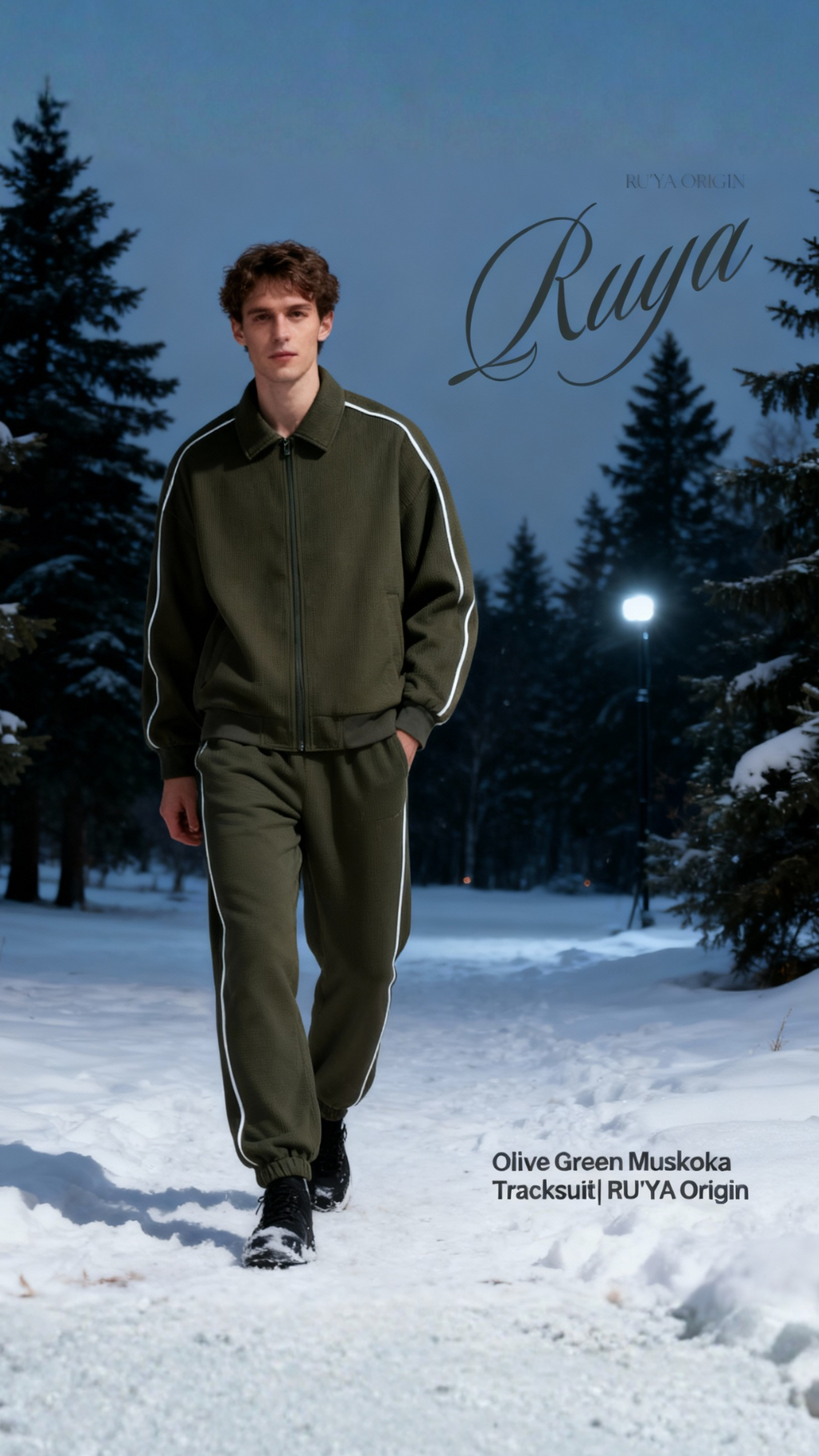 Muskoka Two-Piece Tracksuit- Noir