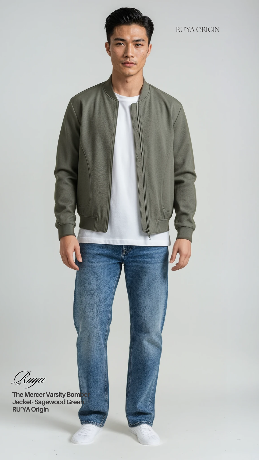 The Mercer Varsity Bomber Jacket - Noir