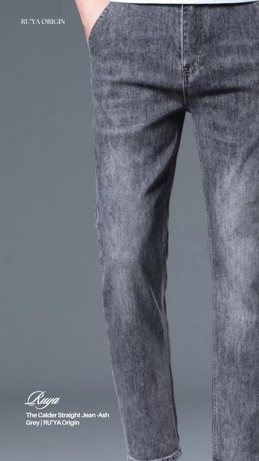 The Calder Straight Jean - Glacier Blue