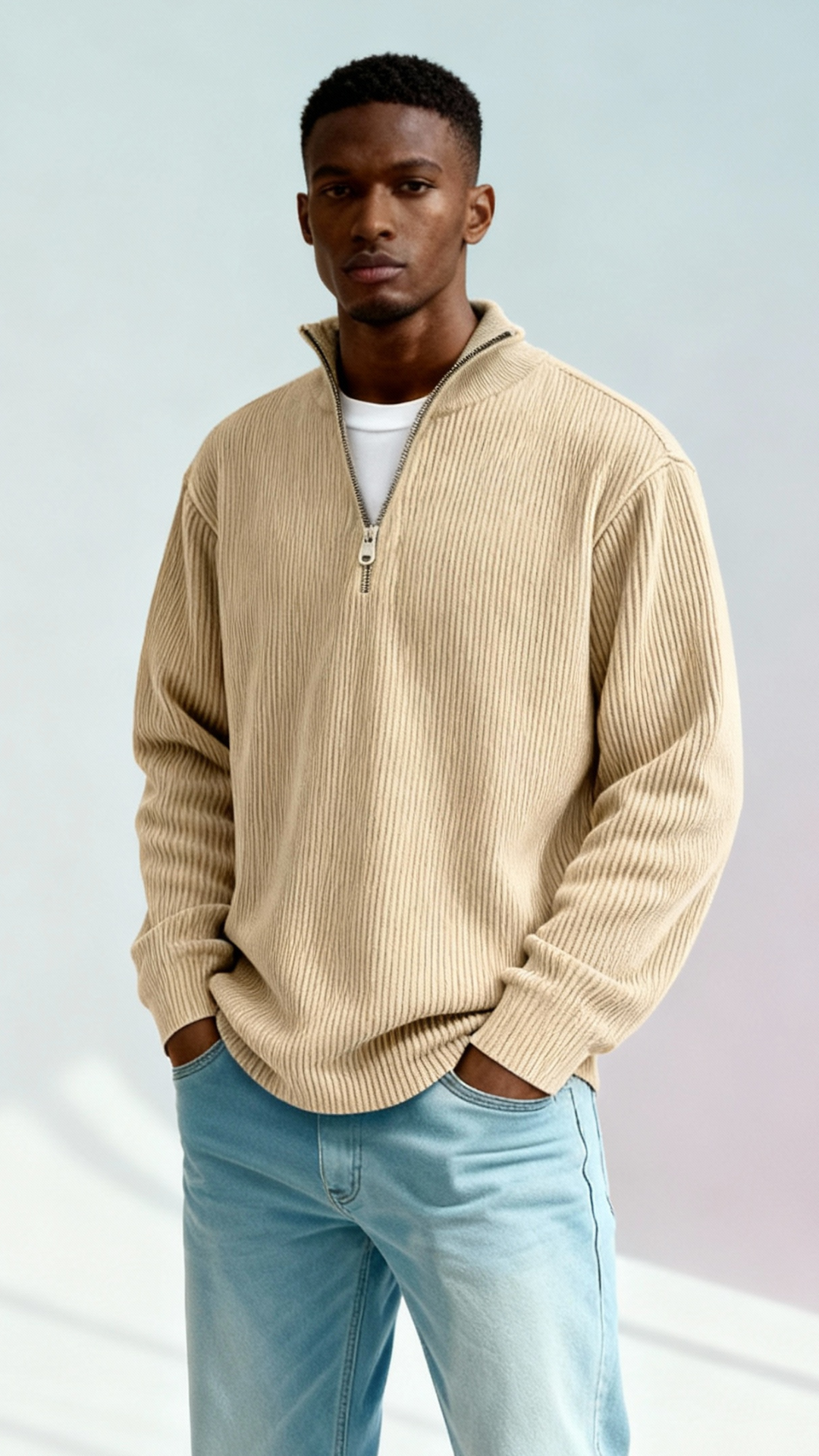 The Apex Quarter Zip - Shadow Olive