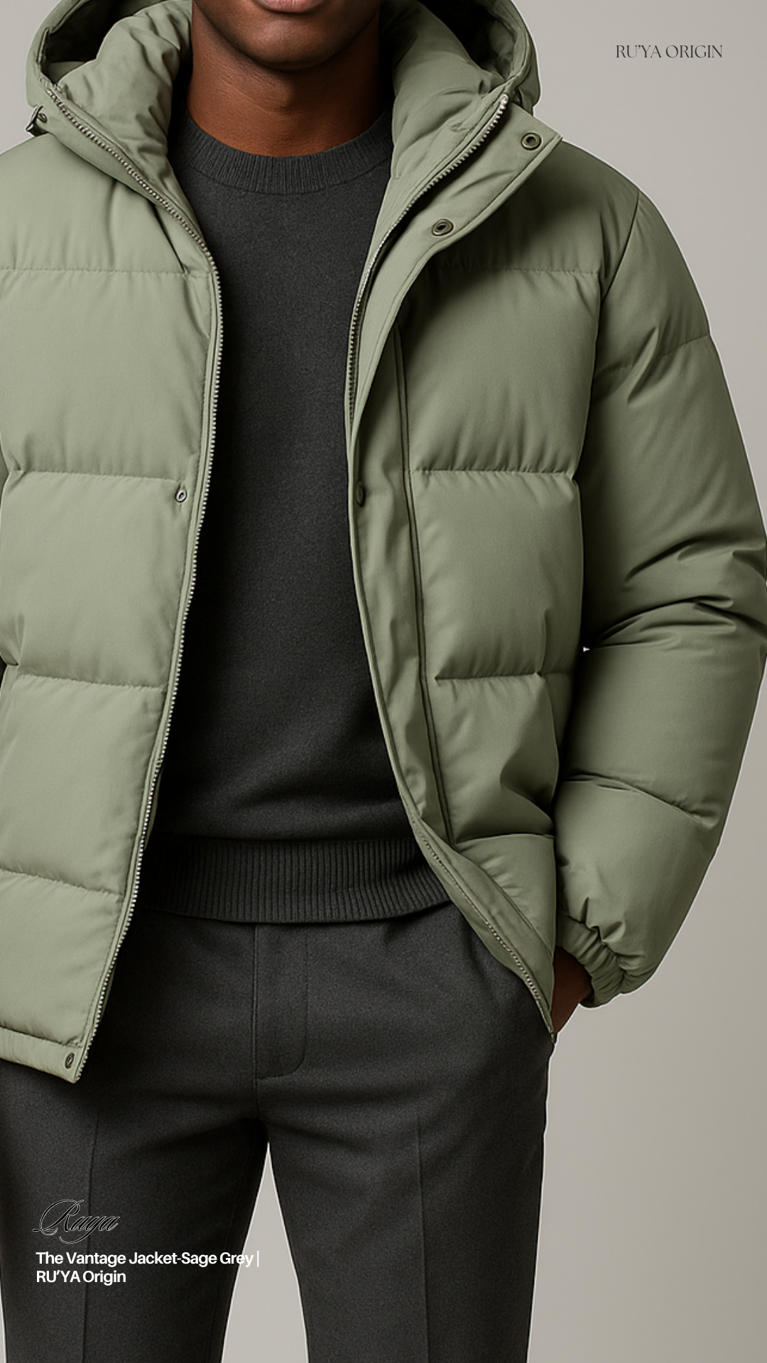 The Vantage Jacket - Sage Grey