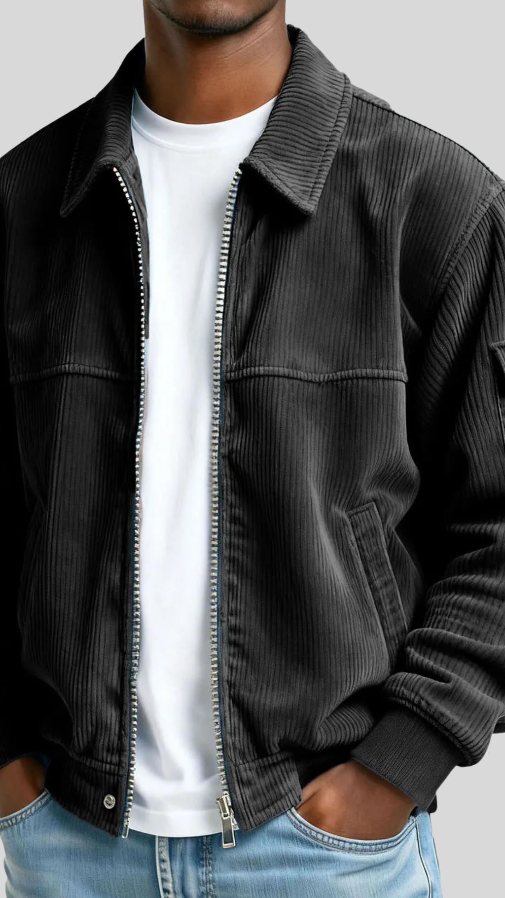 Corduroy Zip Jacket