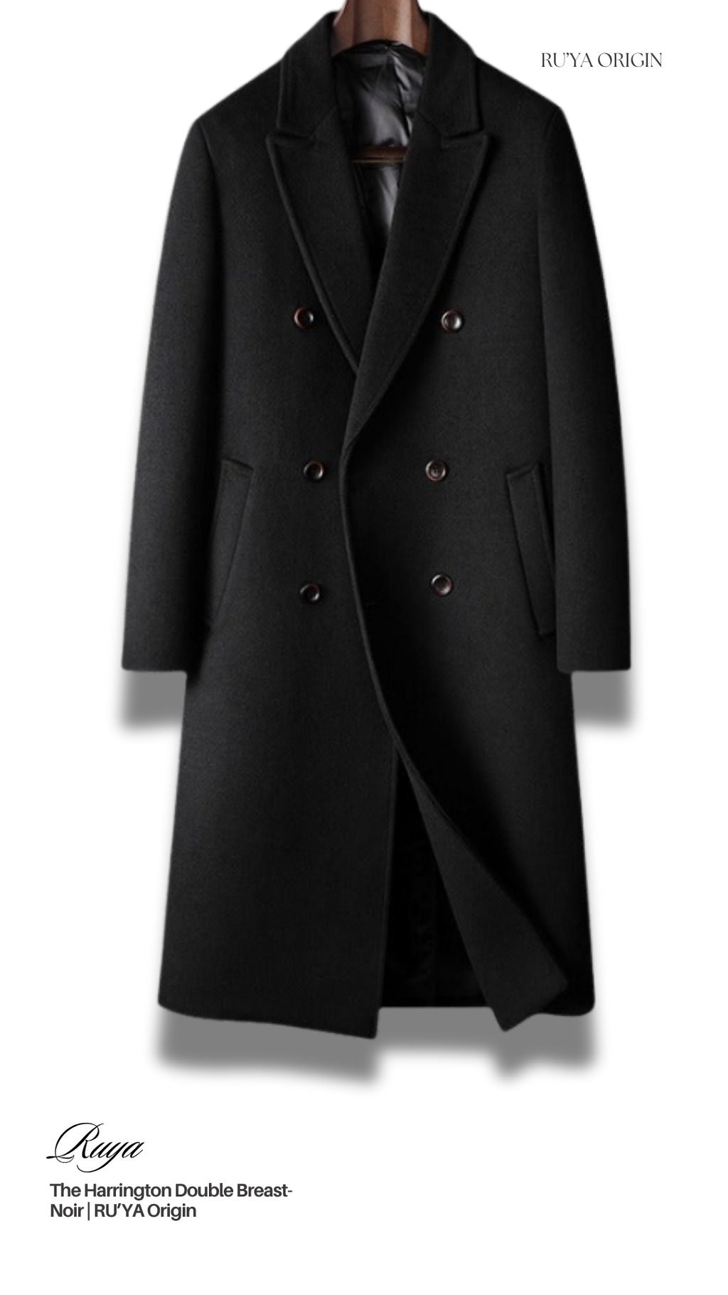 The Harrington Double Breast Coat - Monarch Ash