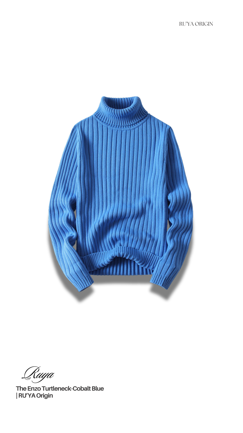 The Enzo Turtleneck - Ecru