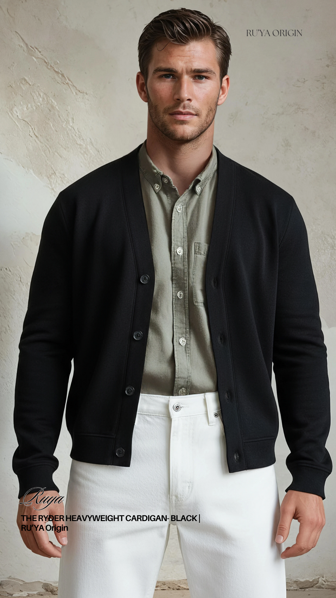 THE RYDER HEAVYWEIGHT CARDIGAN