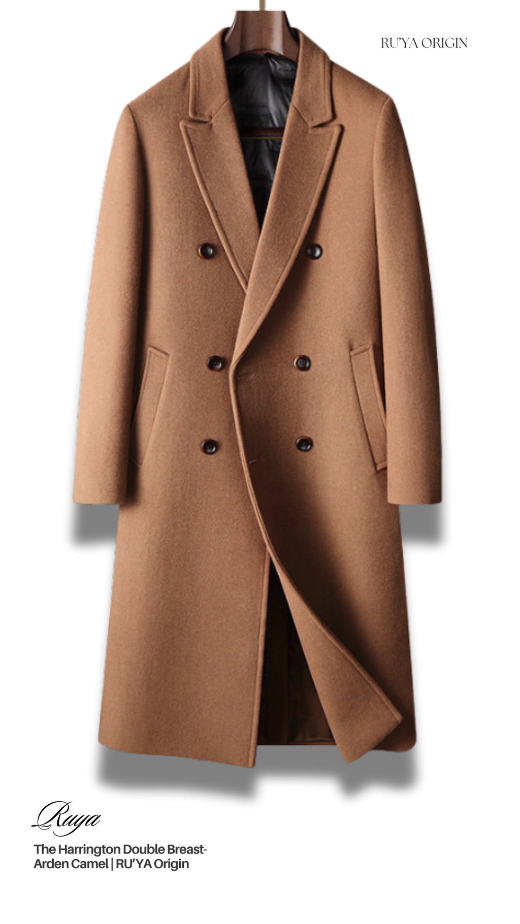 The Harrington Double Breast Coat - Monarch Ash