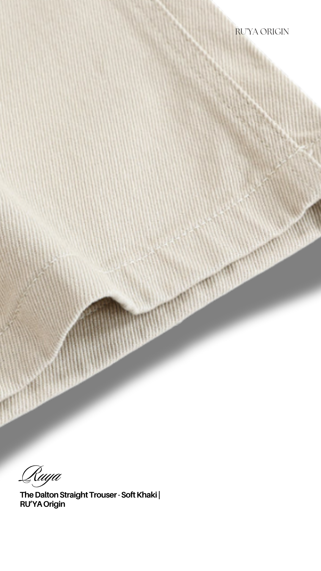 The Dalton Straight Trouser - Soft Mocha