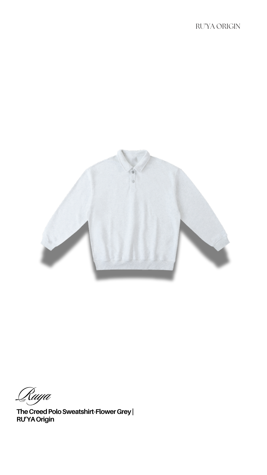 The Creed Polo Sweatshirt - Phantom Grey