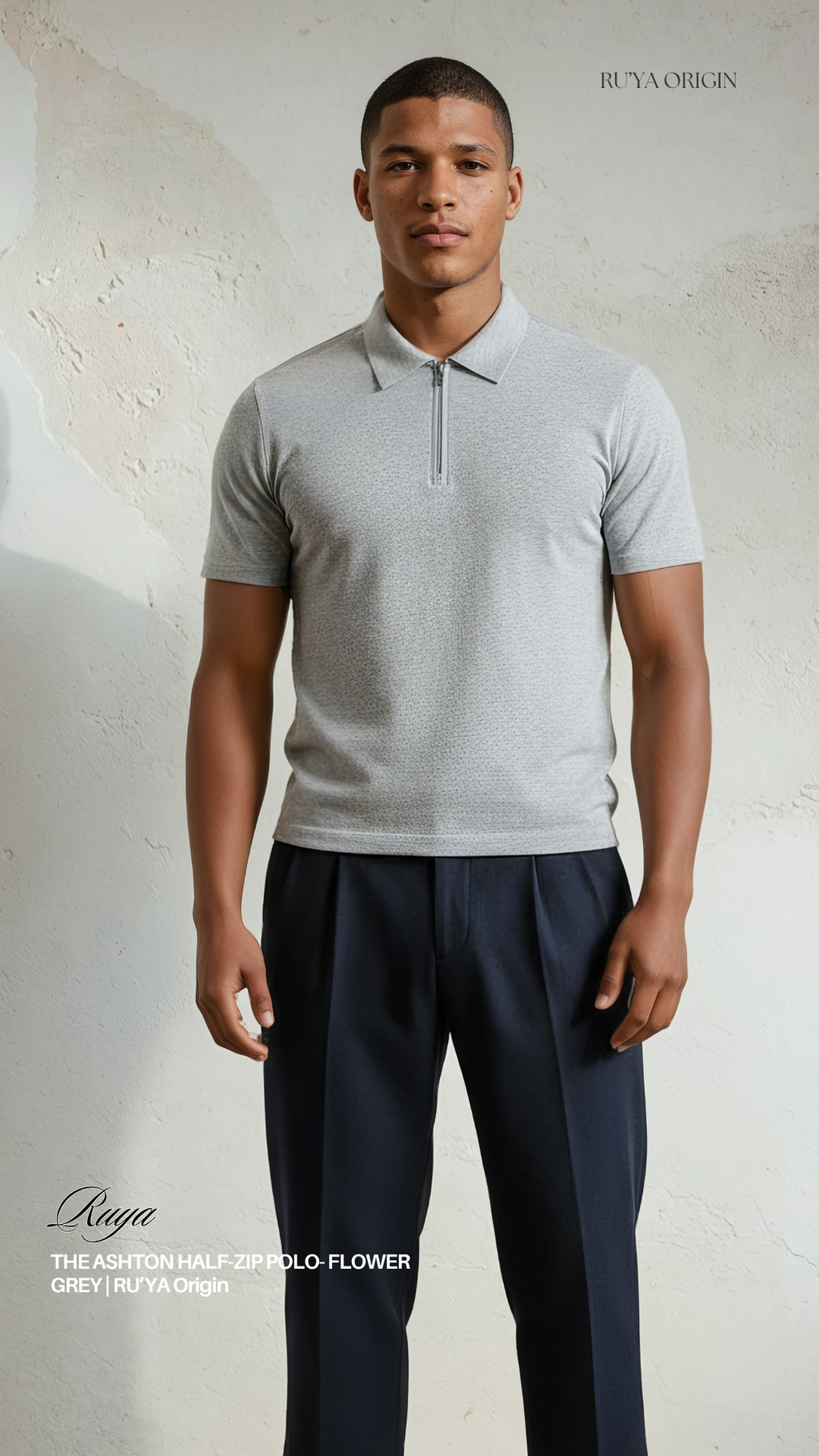 THE ASHTON HALF-ZIP POLO