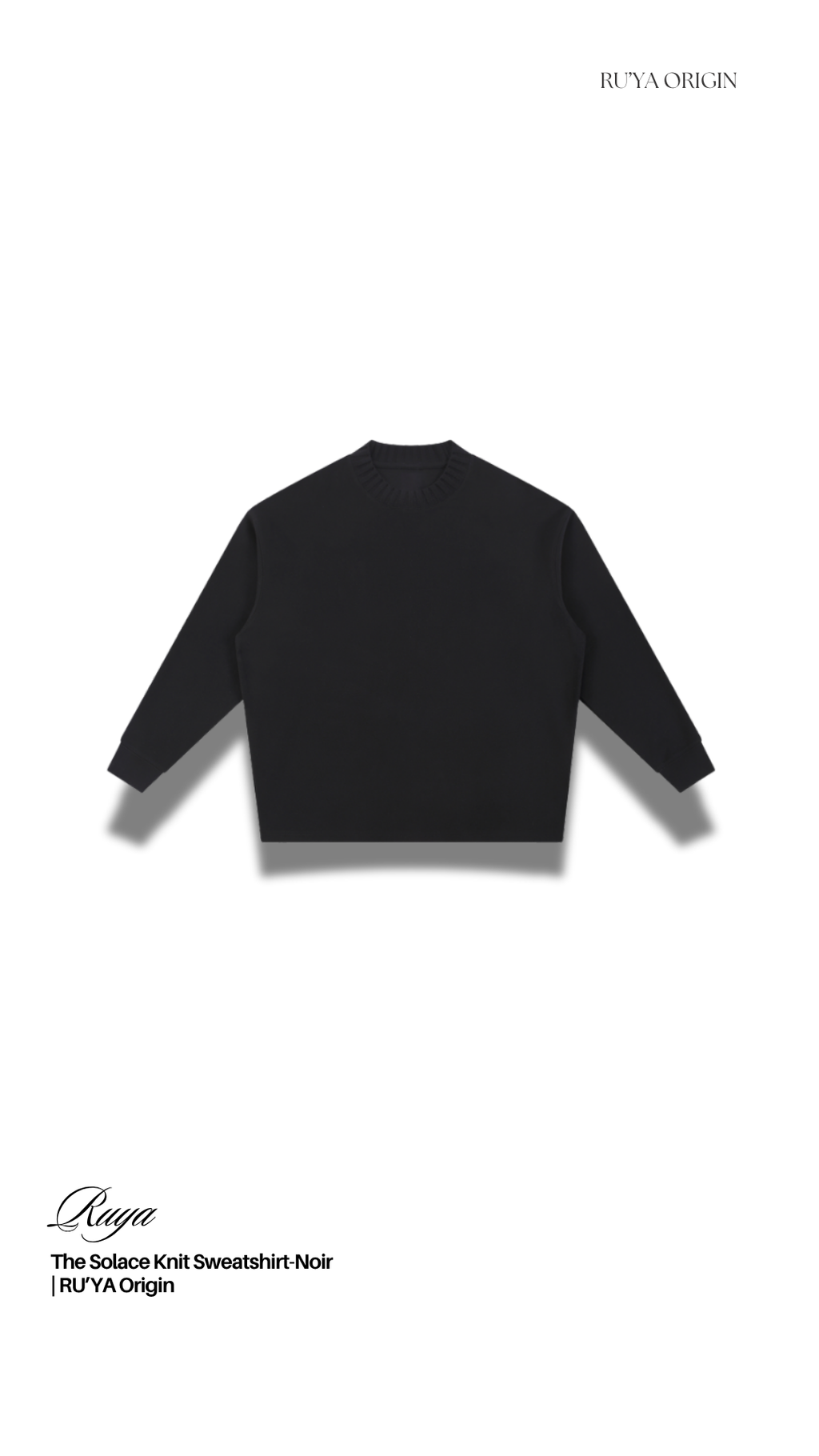 The Solace Knit Sweatshirt - Ash Mist