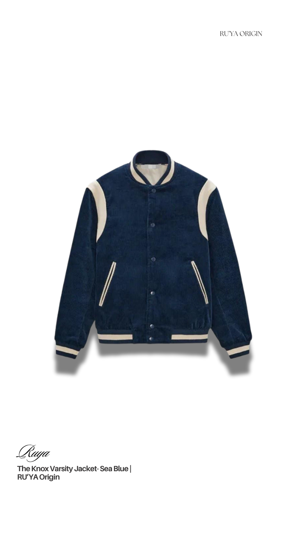 The Knox Varsity Jacket – Noir