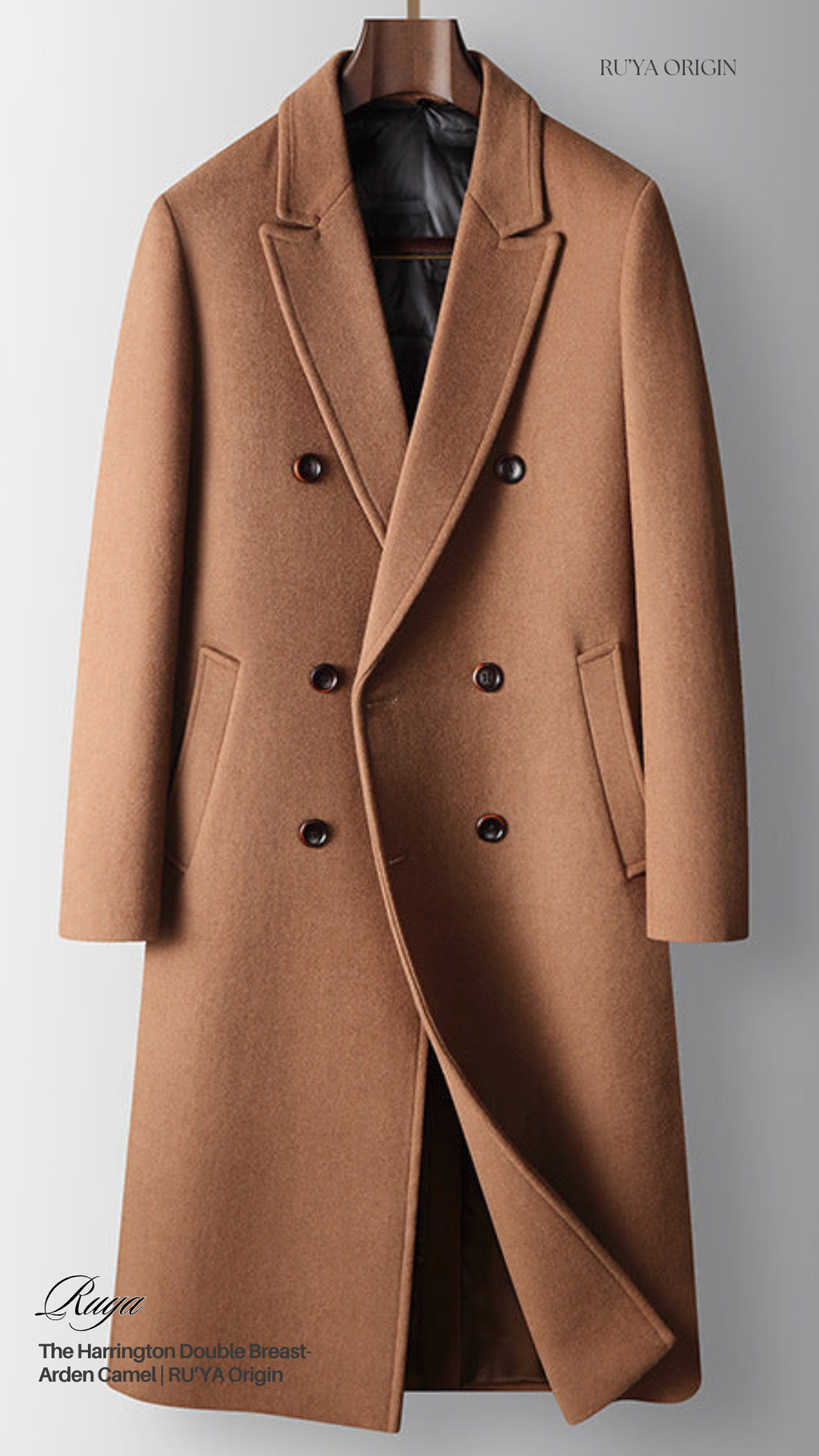The Harrington Double Breast Coat - Monarch Ash