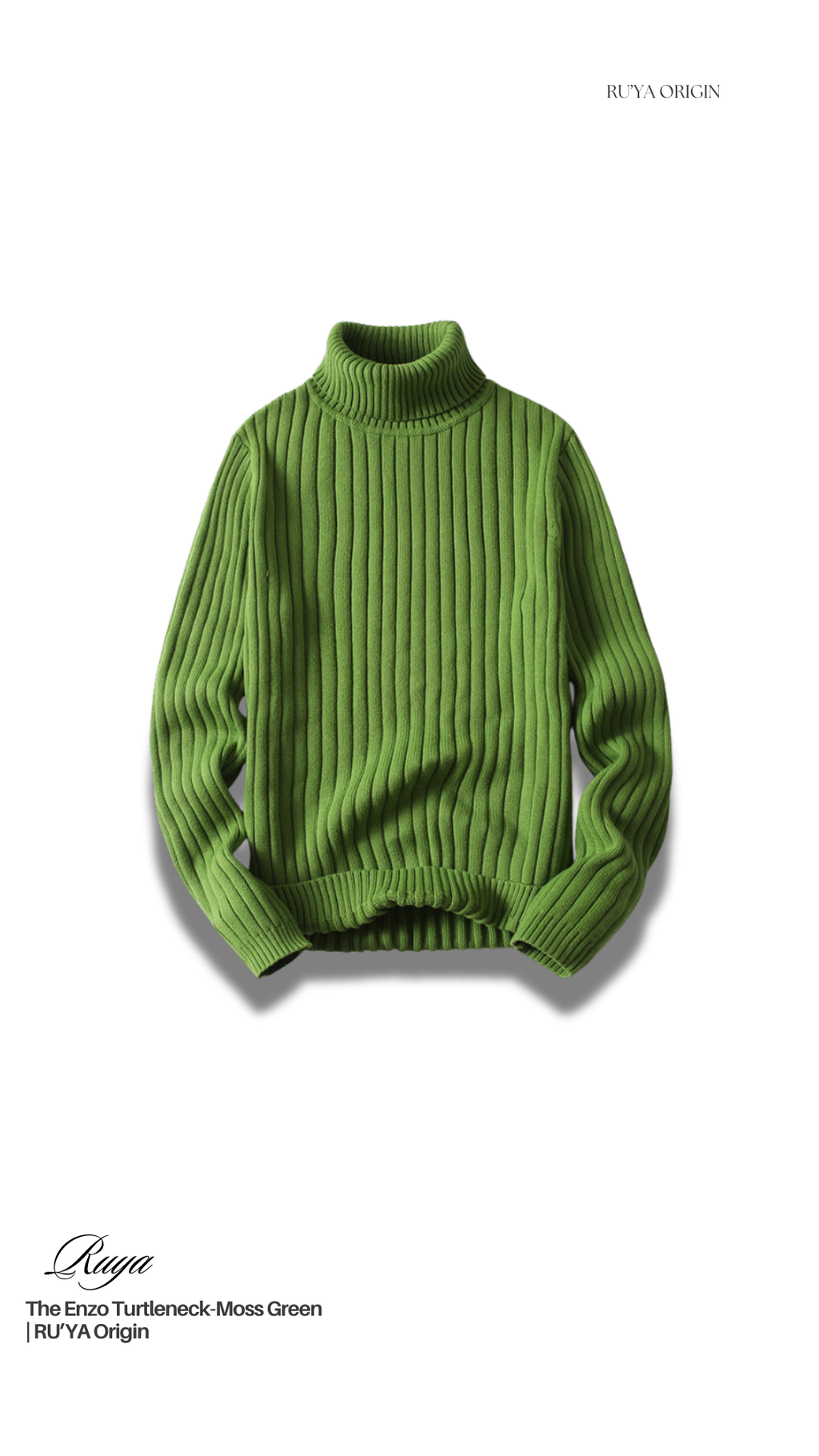 The Enzo Turtleneck - Ecru